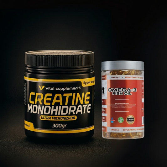 Pack Vital Creatine + Omega 3