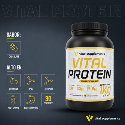Pack Vital Creatine + Vital Protein Chocolate Suizo 1Kg