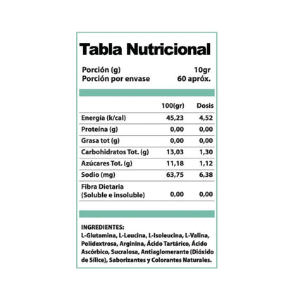 Aminoácidos BCAAs 600 grs. 60 servicios